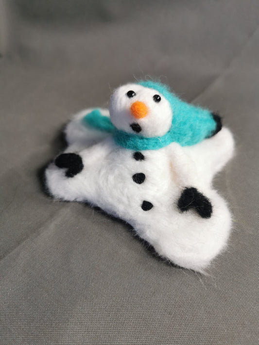 schmelzender Filz Schneemann