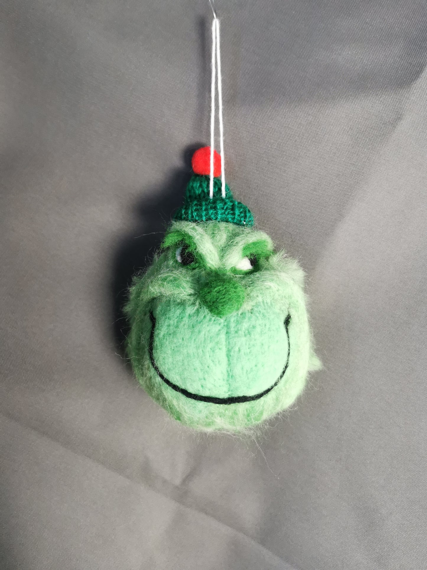 Grinch Filz Weihnachtskugeln