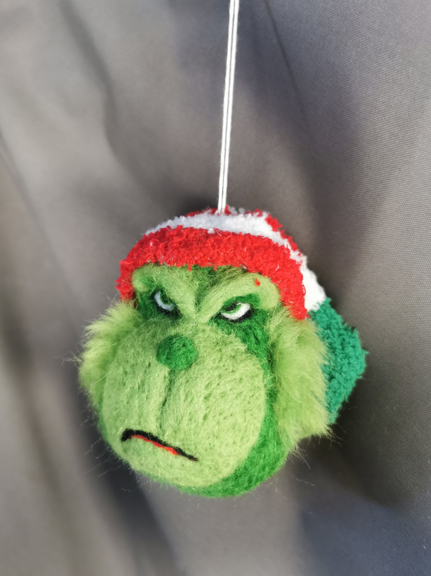 Grinch Filz Weihnachtskugeln