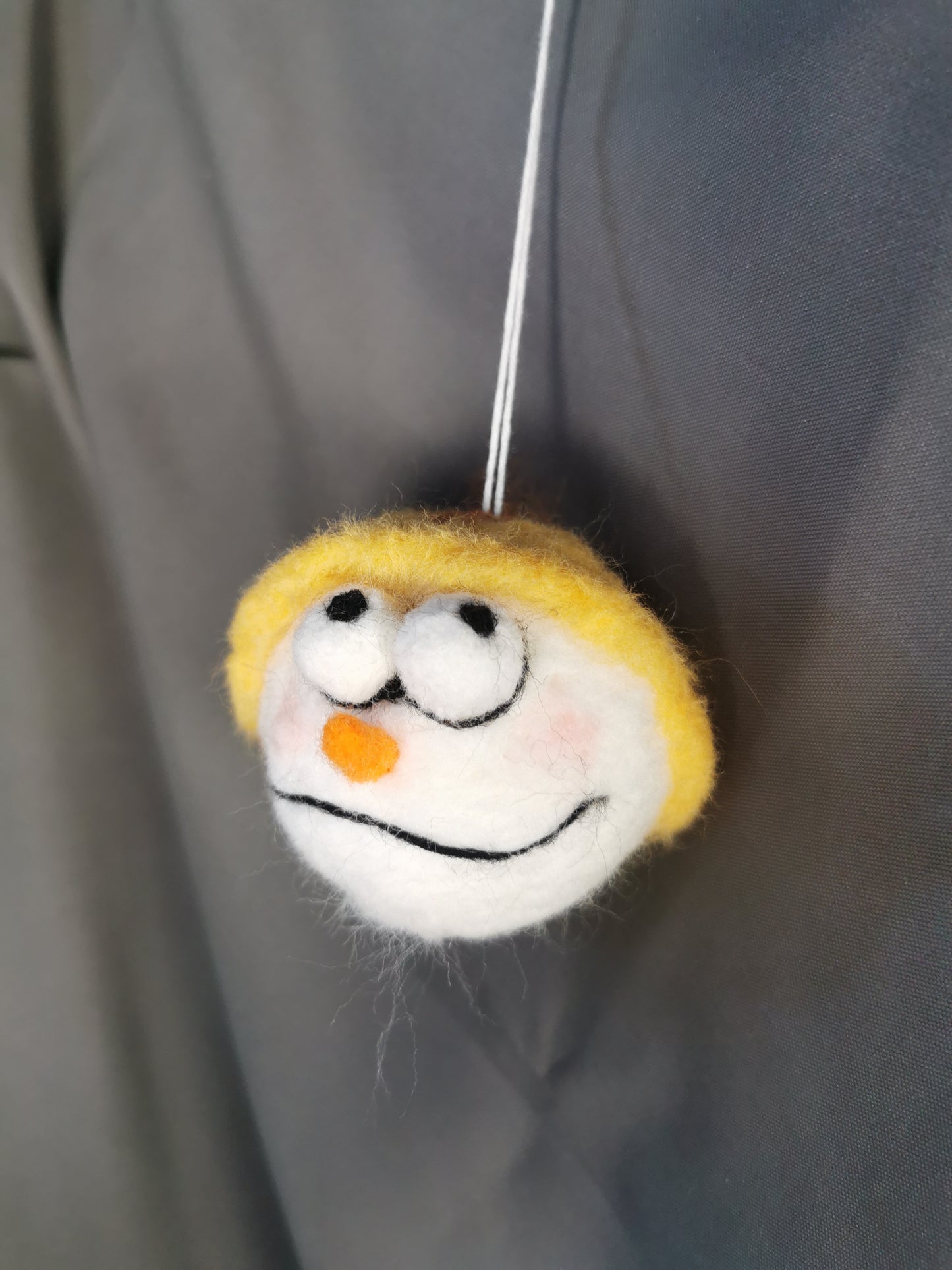 lustige Filz Weihnachtskugeln