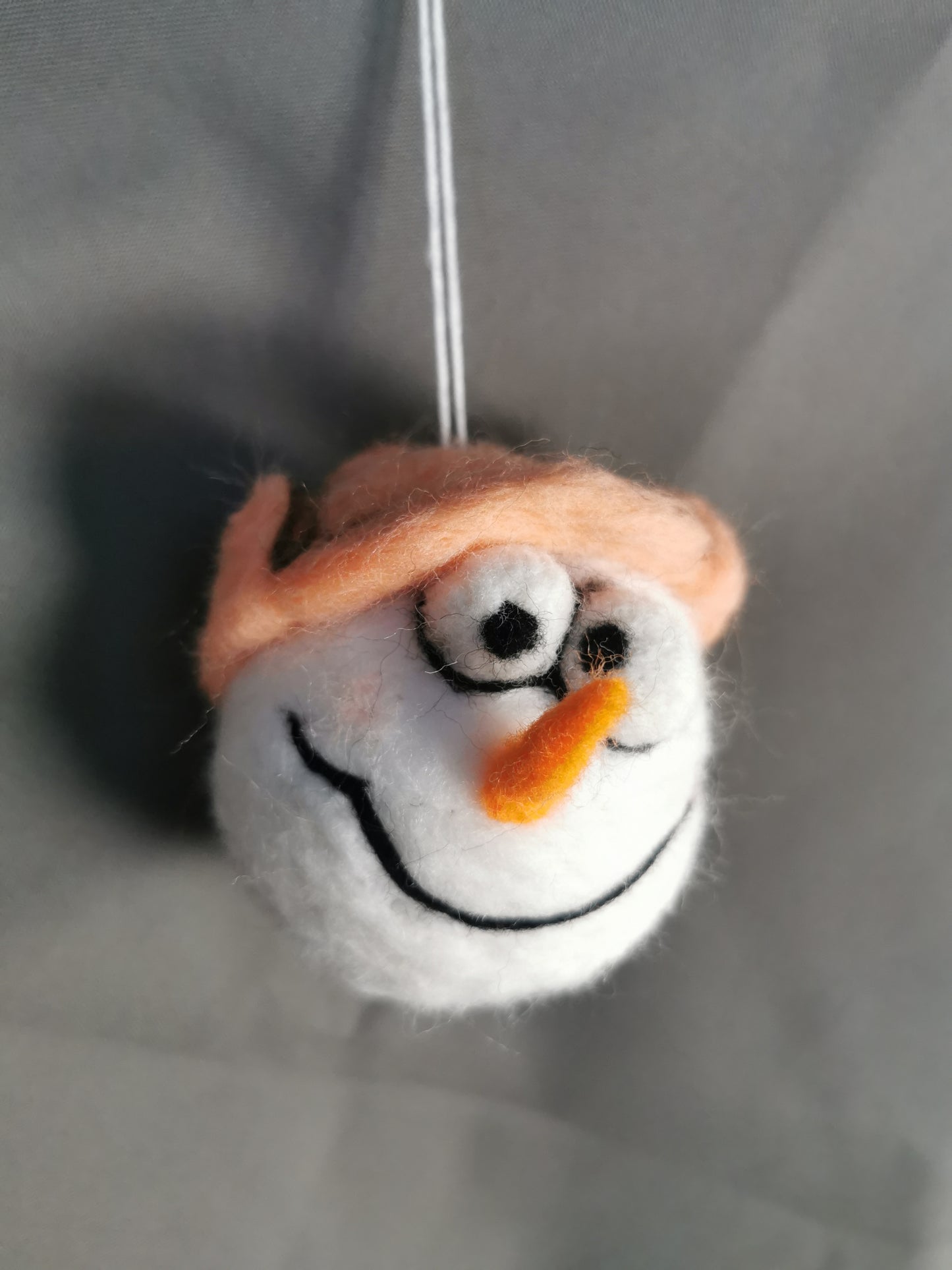 lustige Filz Weihnachtskugeln