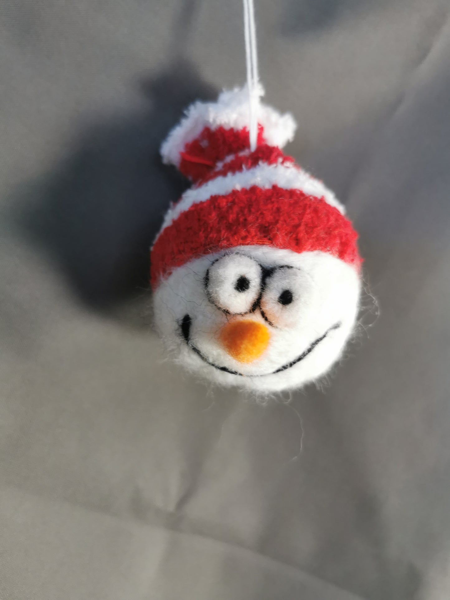 lustige Filz Weihnachtskugeln