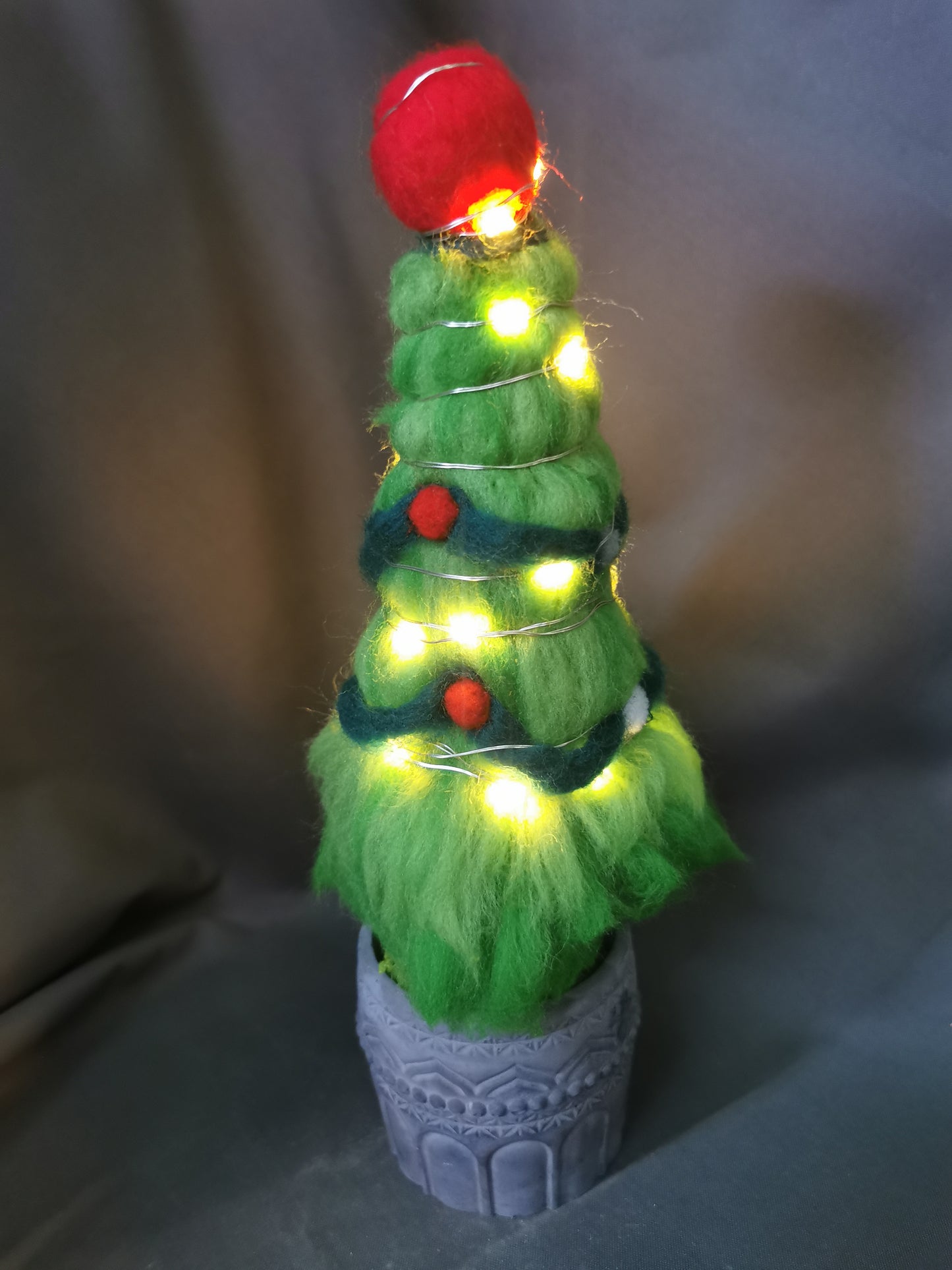 Weihnachtsbaum aus Filz klein
