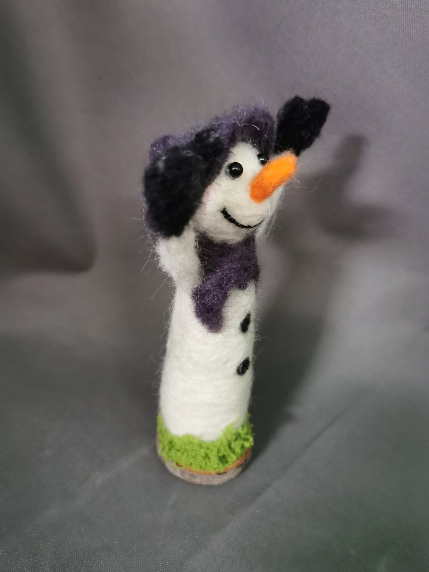 lustiger Filz Schneemann