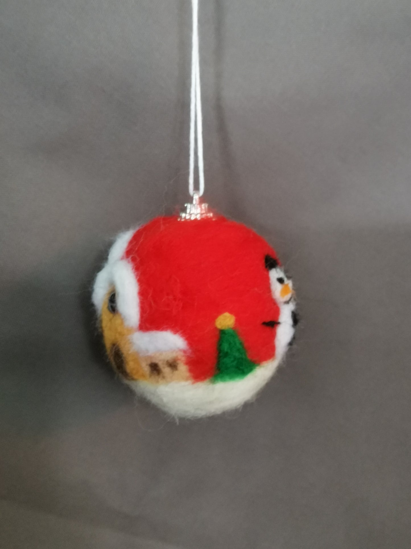 gefilzte Weihnachtskugeln