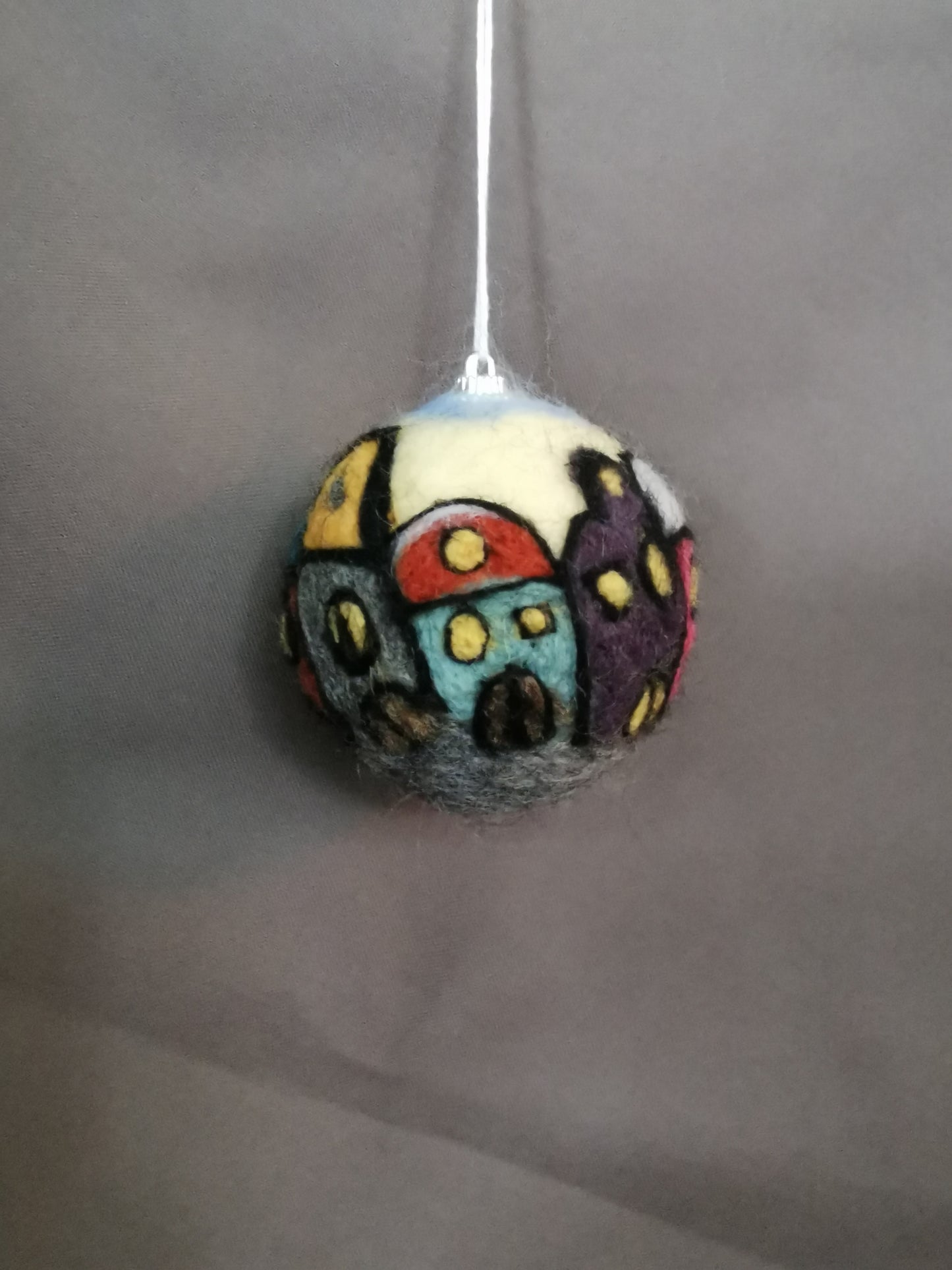 gefilzte Weihnachtskugeln