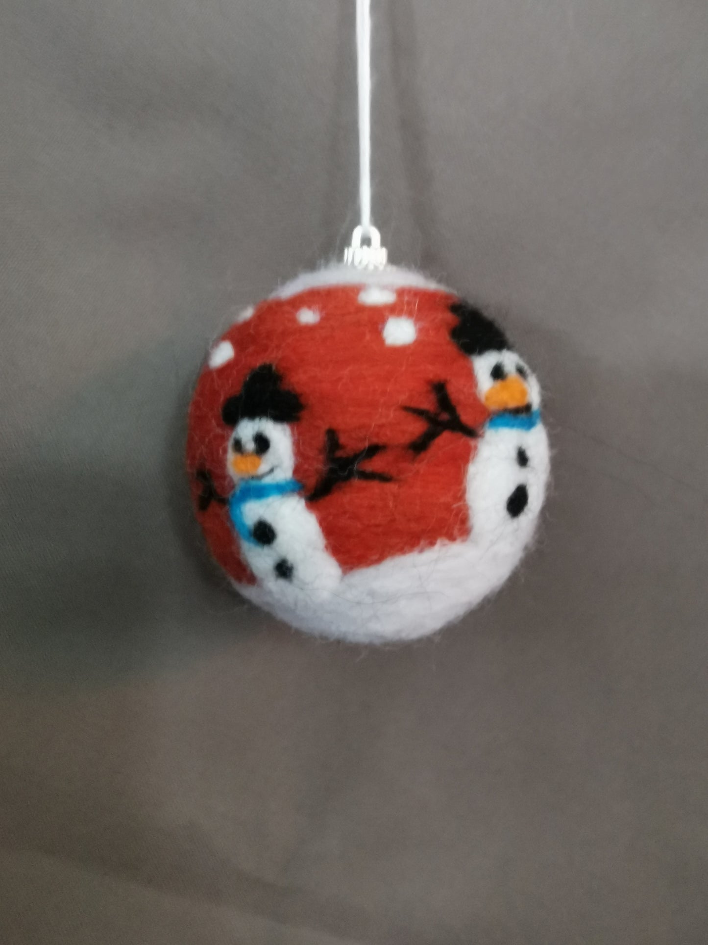 gefilzte Weihnachtskugeln