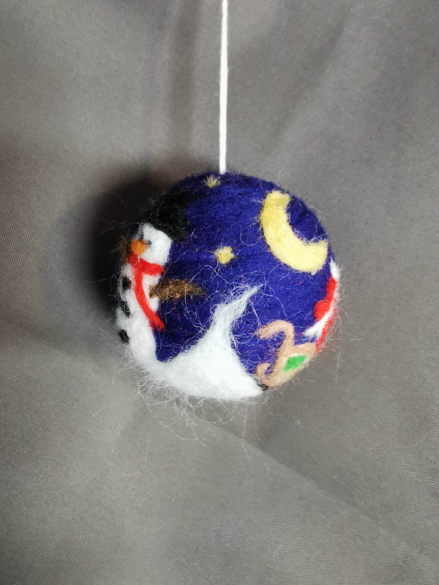 gefilzte Weihnachtskugeln