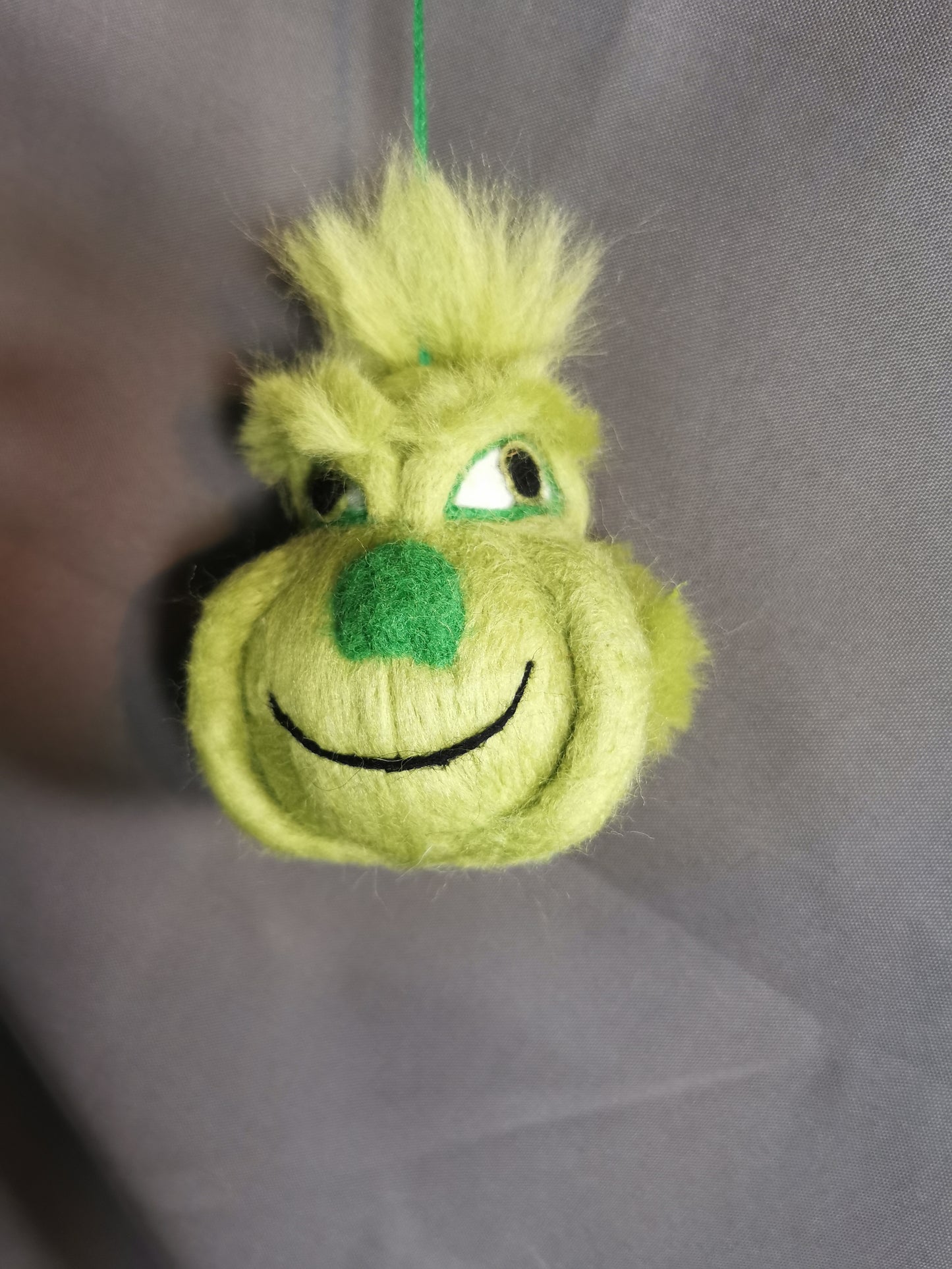 Grinch Filz Weihnachtskugeln