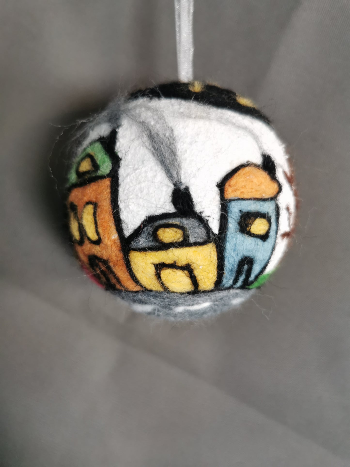 gefilzte Weihnachtskugeln