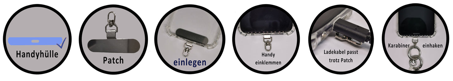Handyperlenkette Katze