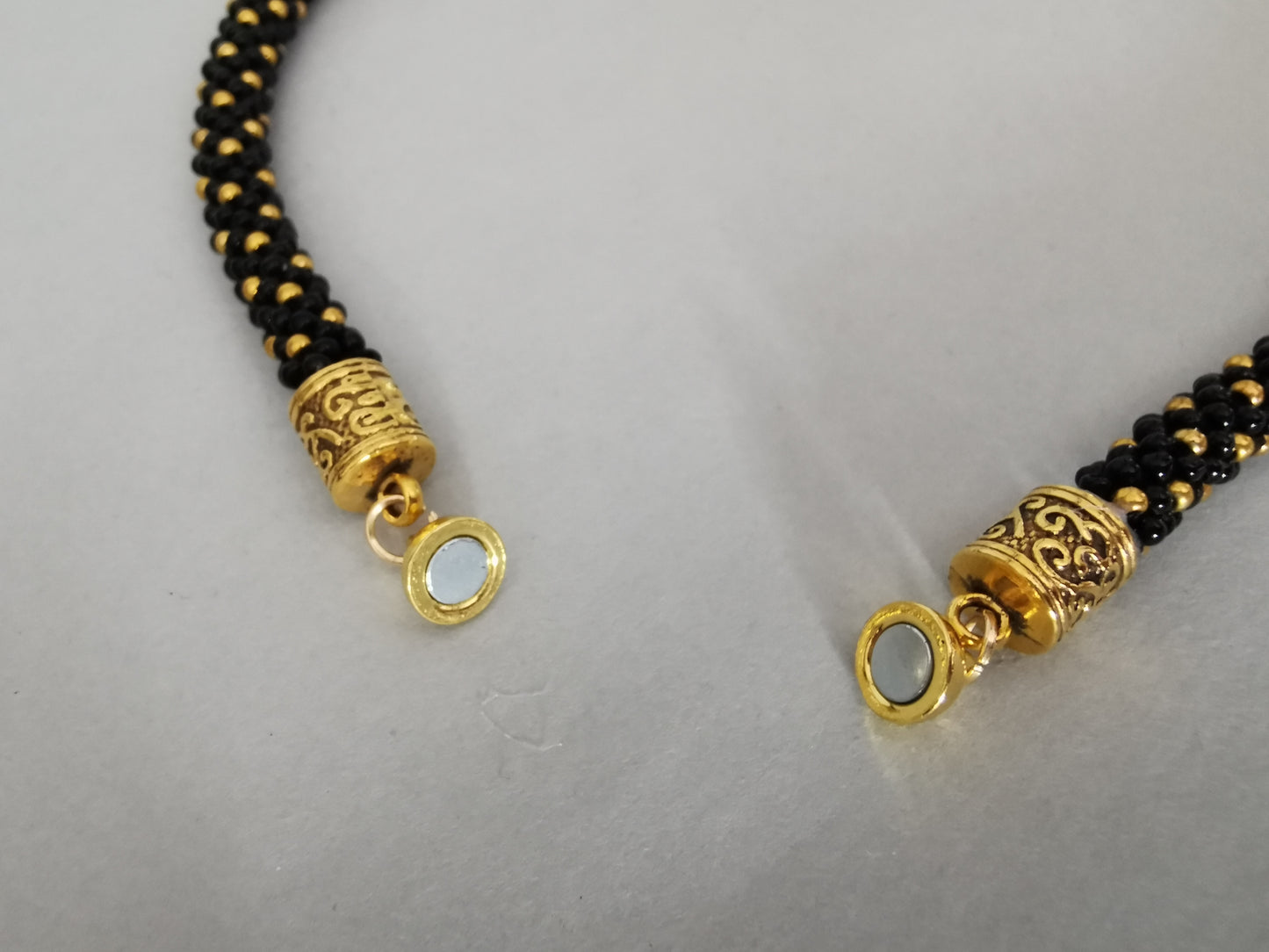Set Perlenhäkelkette mit Armband Modell 115