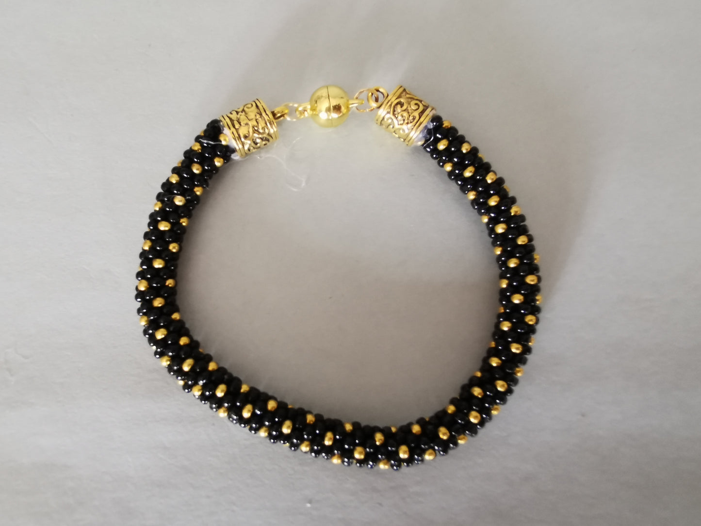 Set Perlenhäkelkette mit Armband Modell 115