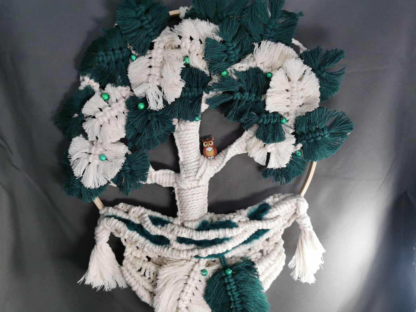 Wandschmuck Makramee Traumfänger-Baum