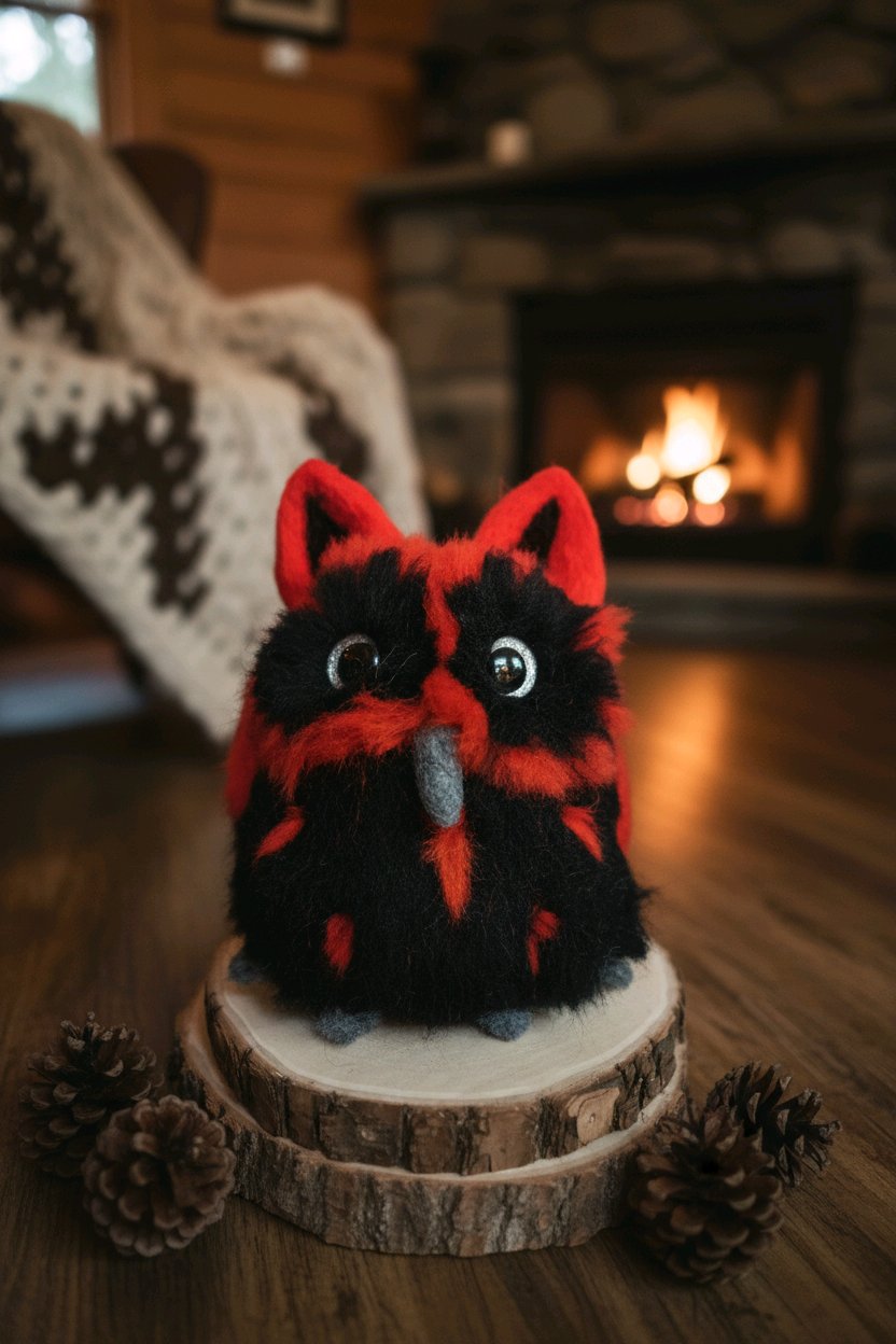 Filz-Eulen verschiedene Modelle