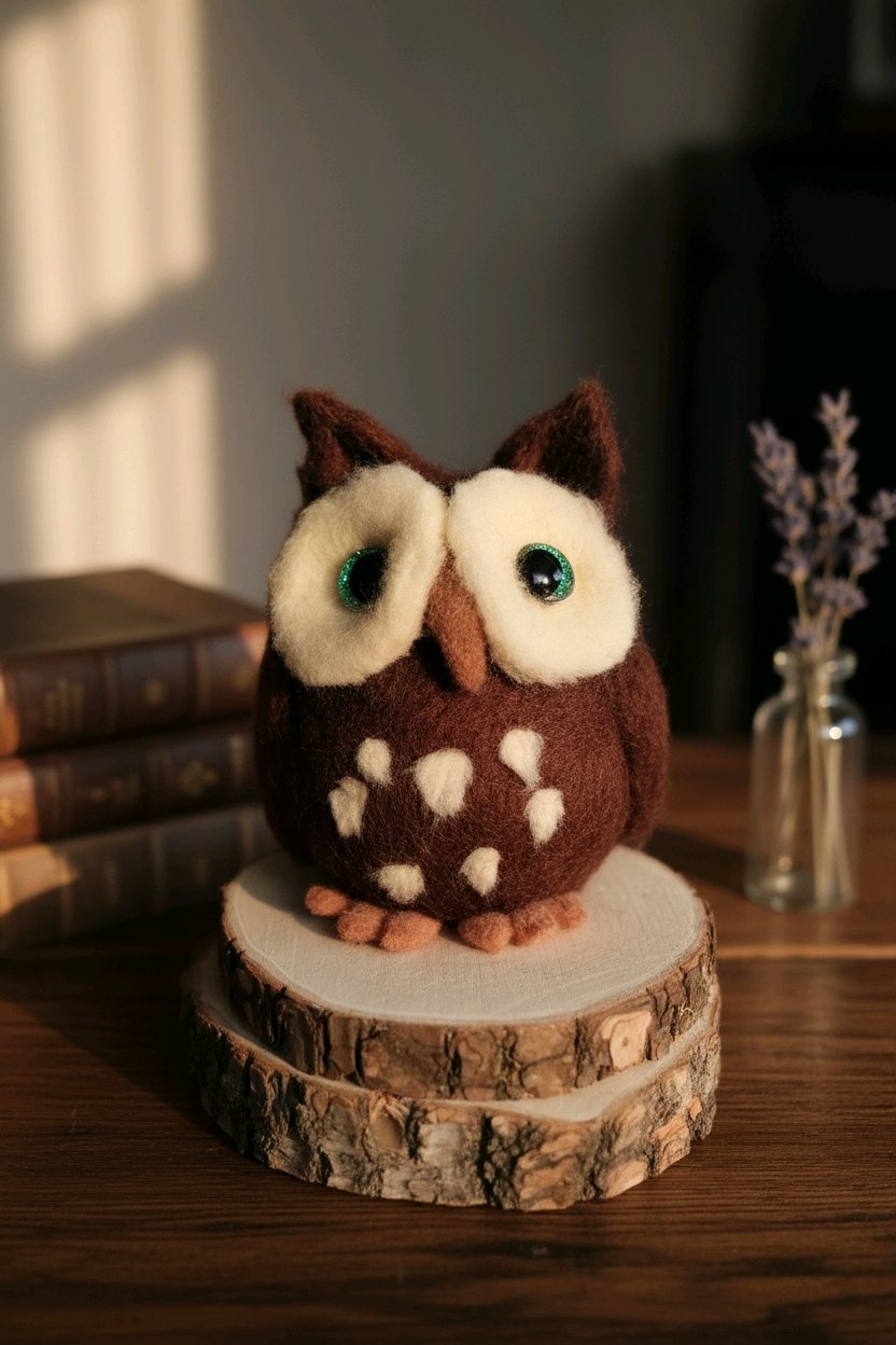 Filz-Eulen verschiedene Modelle