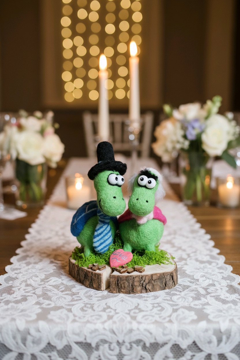 Schildkröten Brautpaar