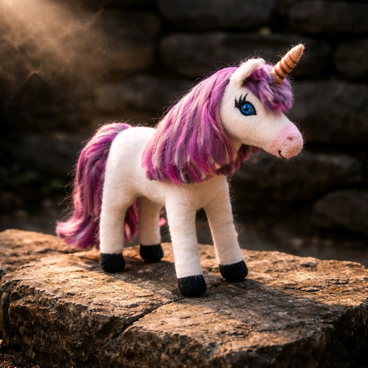 Einhorn aus Filz