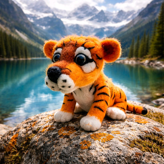 gefilzter Tiger