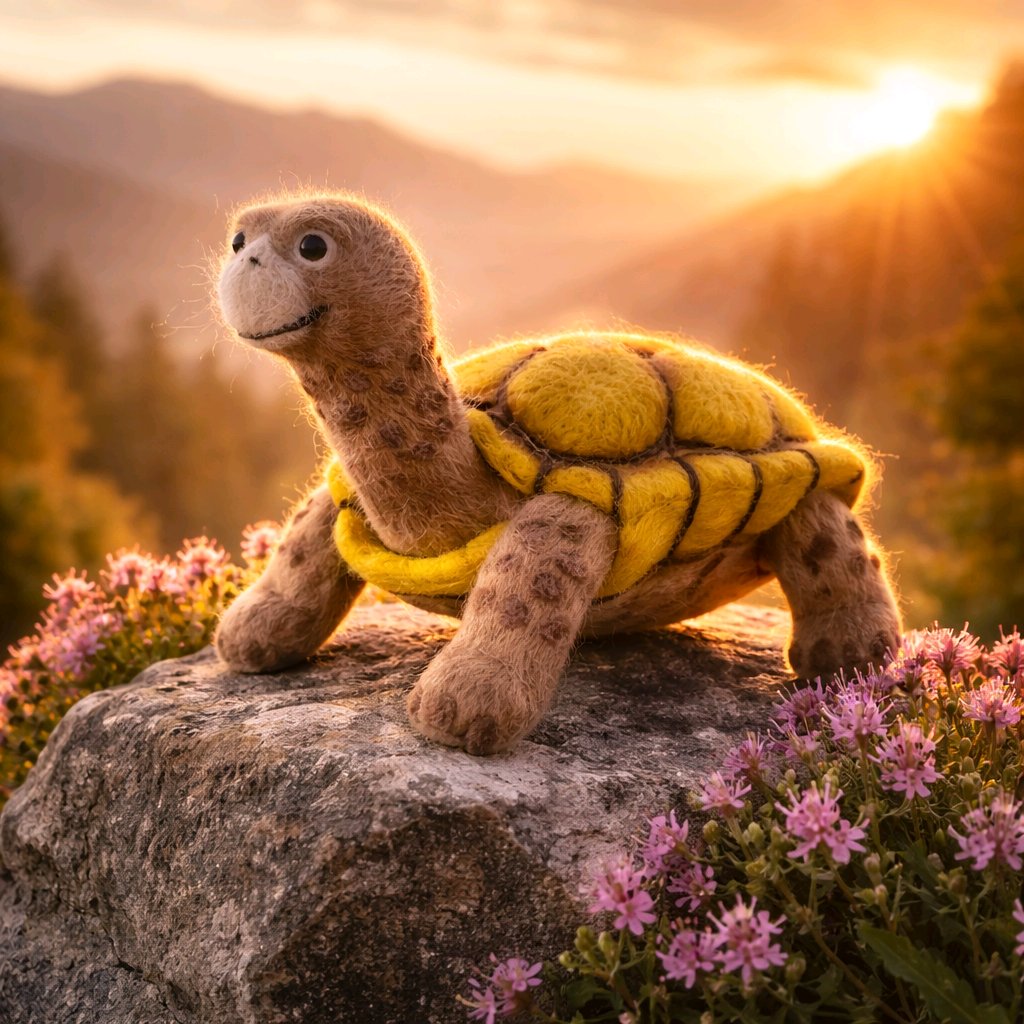 gefilzte Schildkröte