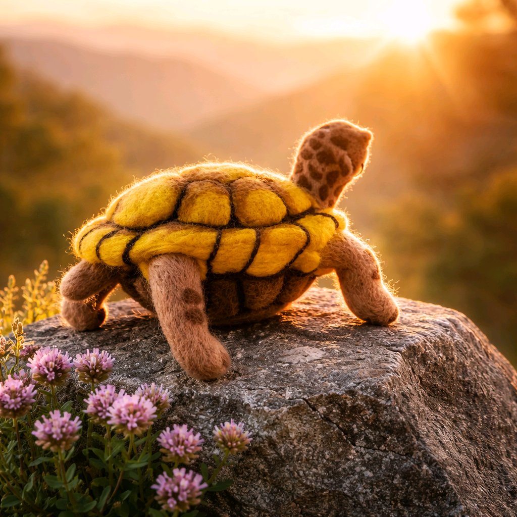 gefilzte Schildkröte