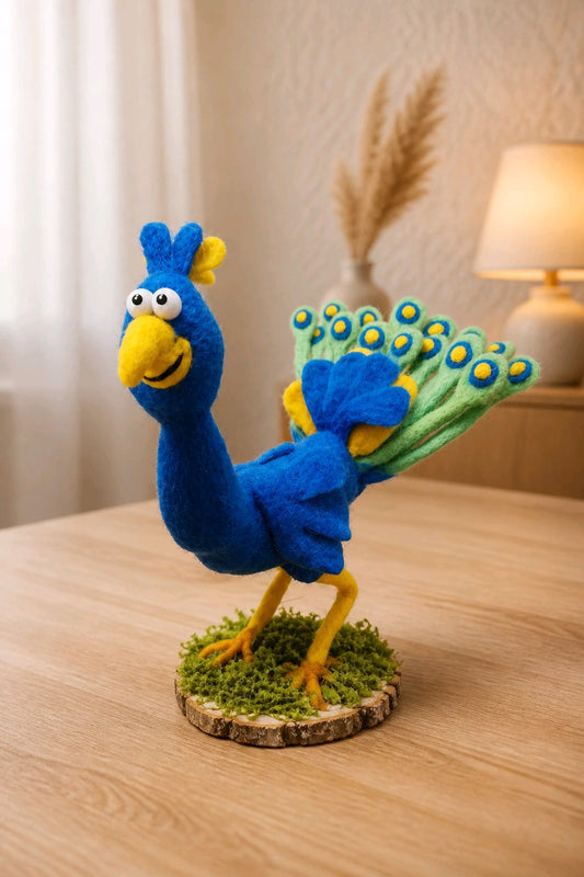 gefilzter Pfau