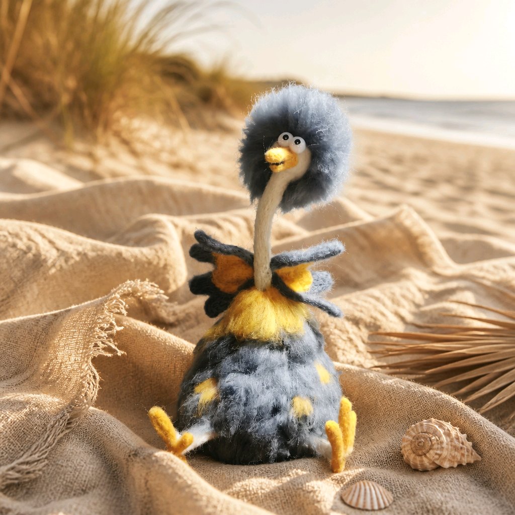 gefilzter Paradiesvogel