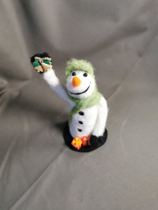 lustiger Filz Schneemann