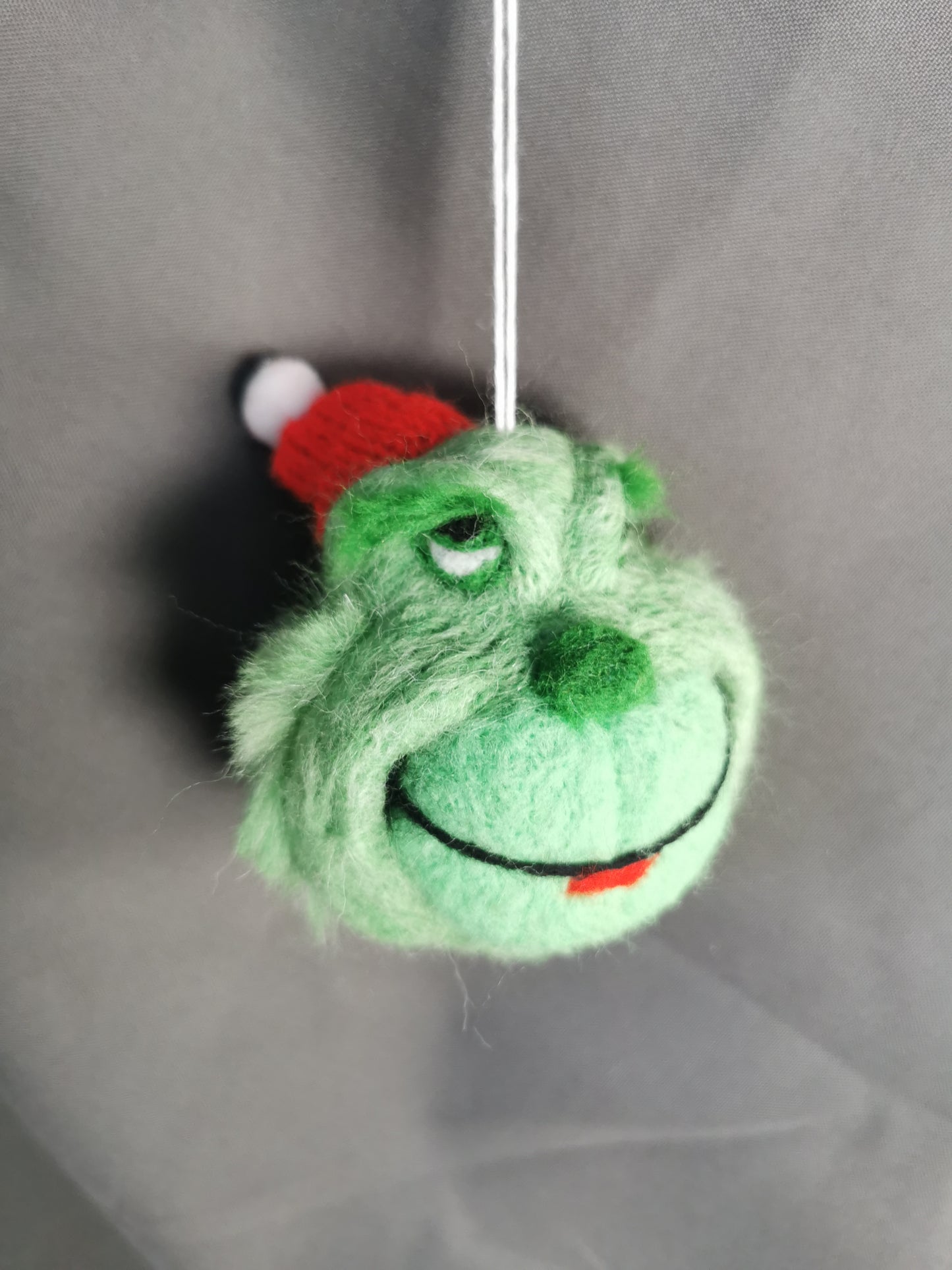 Grinch Filz Weihnachtskugeln