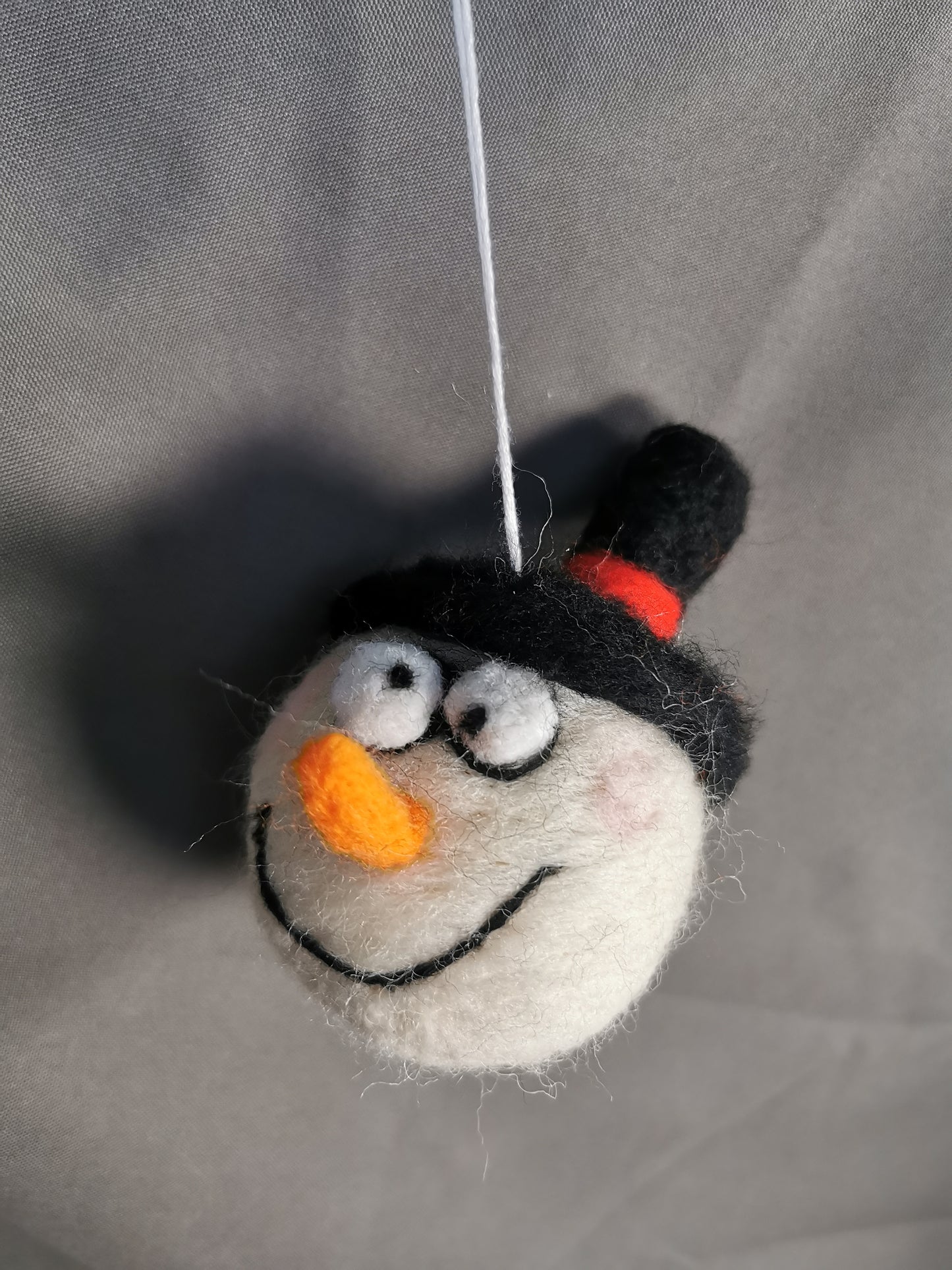 lustige Filz Weihnachtskugeln