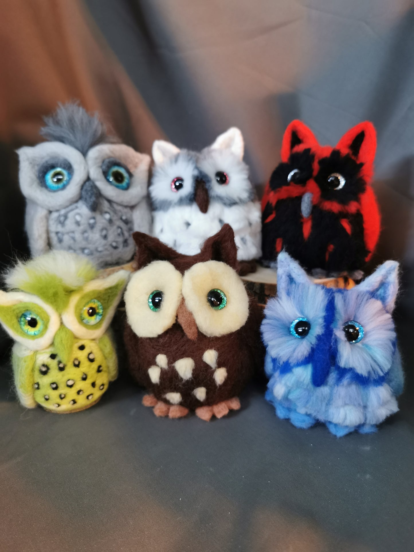 Filz-Eulen verschiedene Modelle