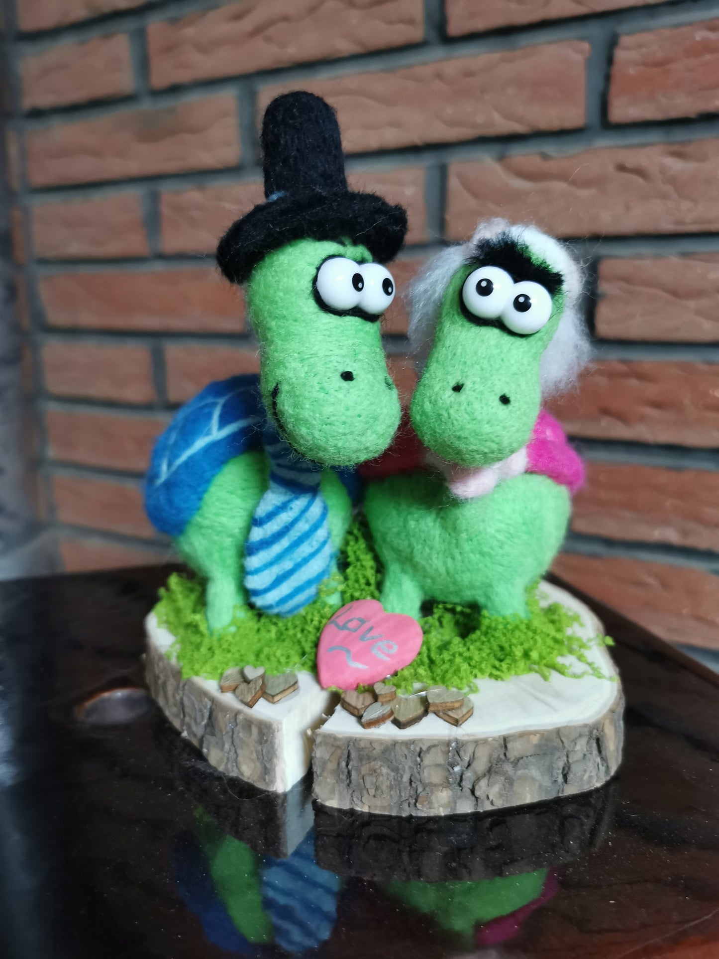 Schildkröten Brautpaar