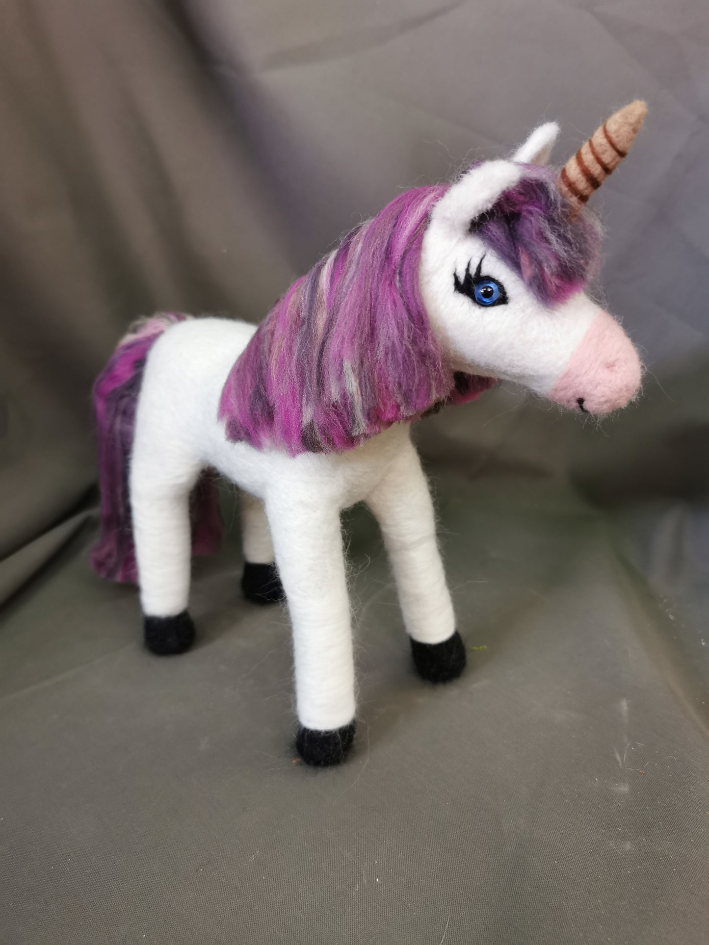 Einhorn aus Filz