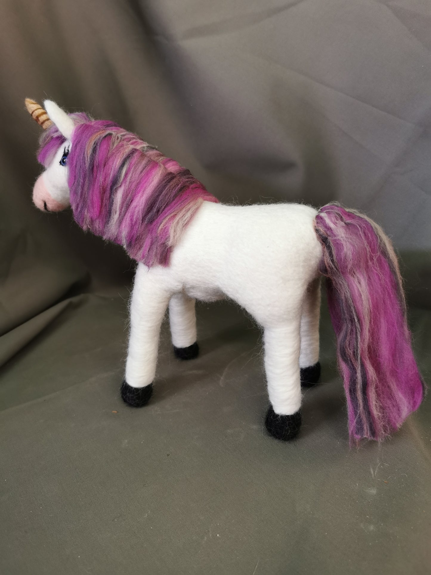 Einhorn aus Filz