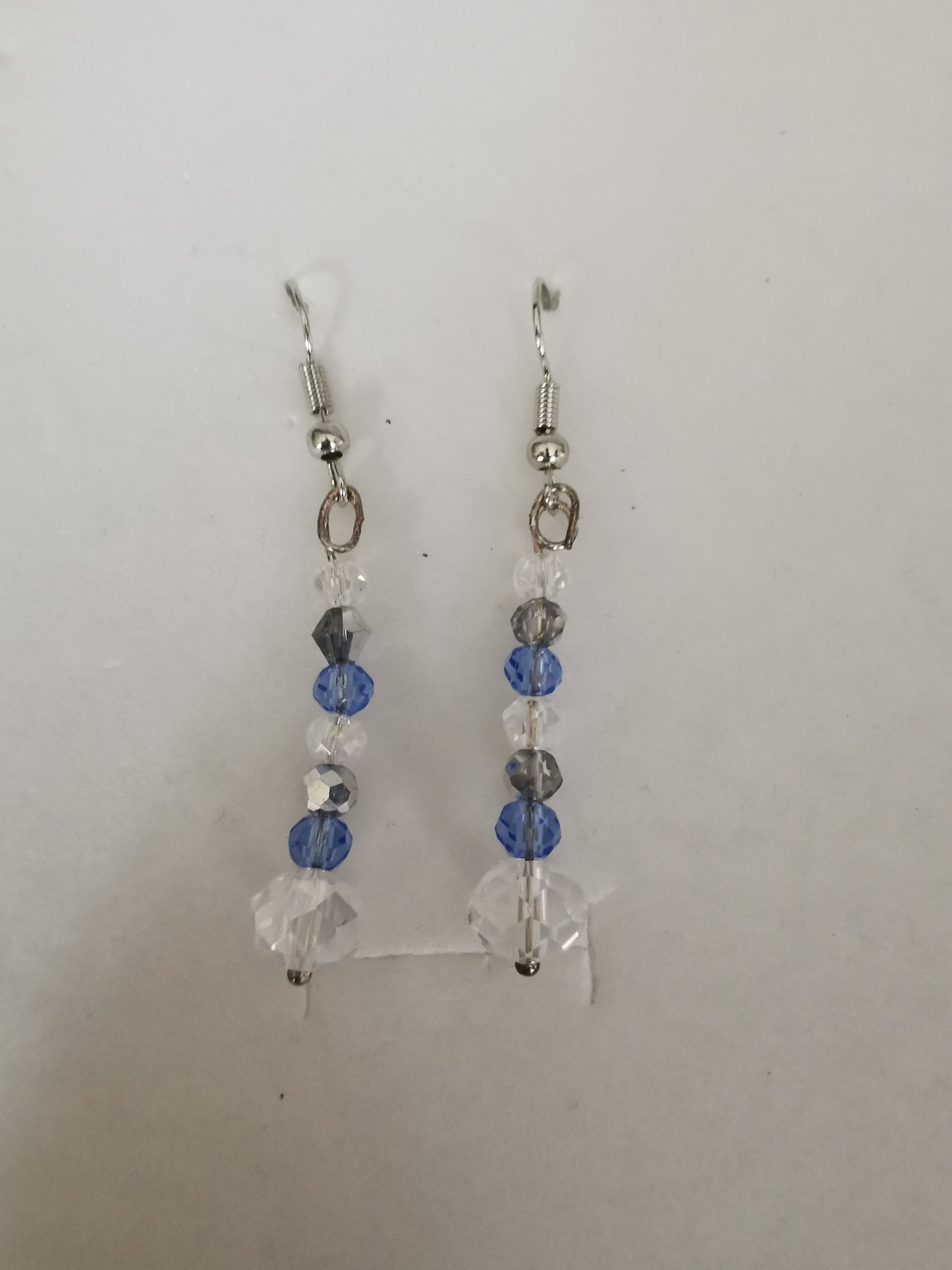 Set Perlenhäkelkette mit Armband und Ohrringen Modell 116