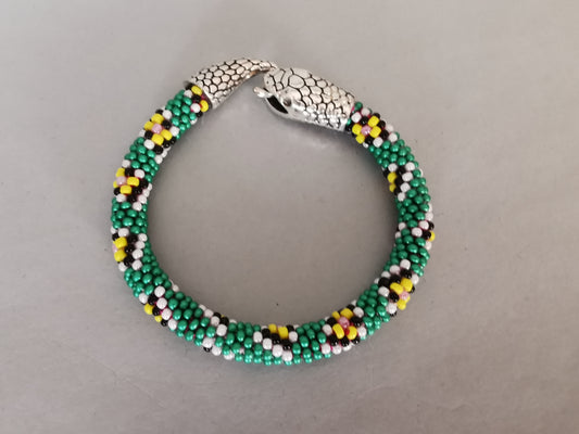 Perlenhäkelarmband Modell 130