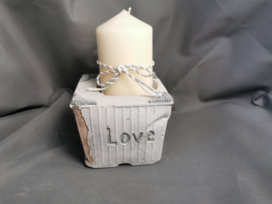 Kerzenhalter Love
