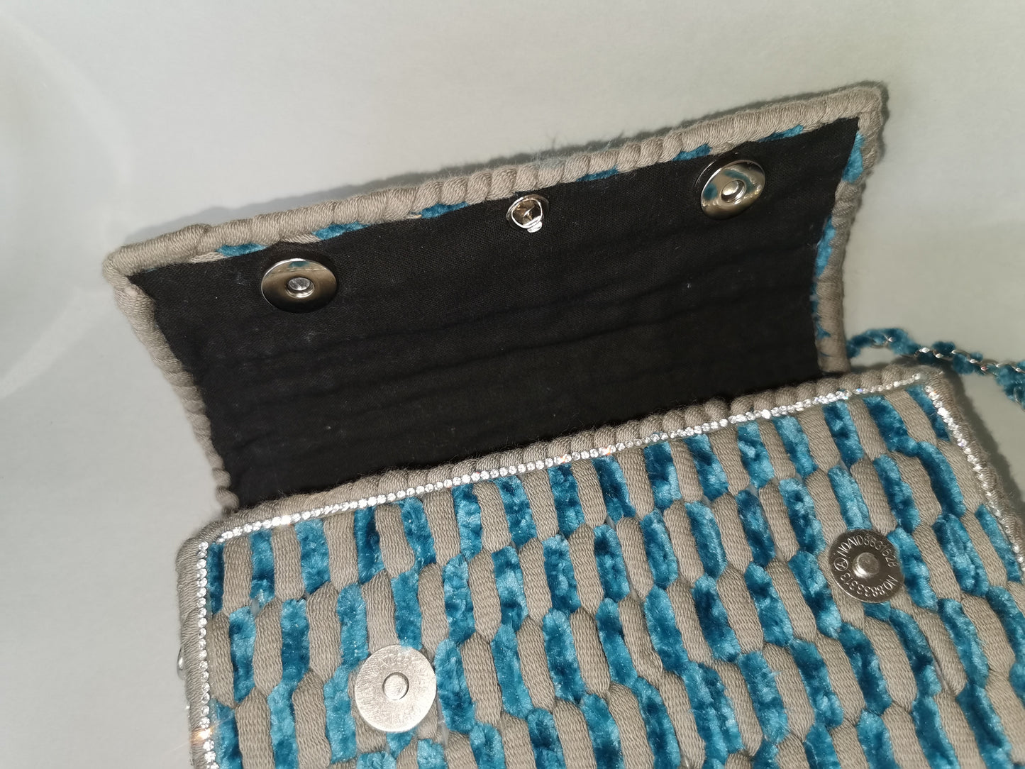 Handtasche T-Shirt Wolle und Chenille
