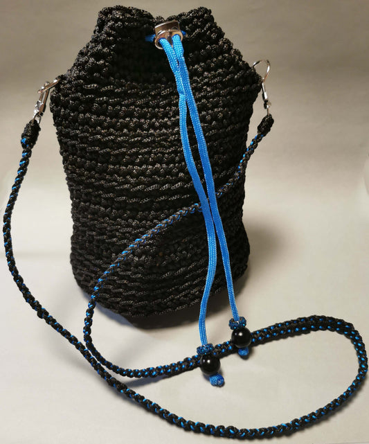 Handtasche schwarzer Beutel