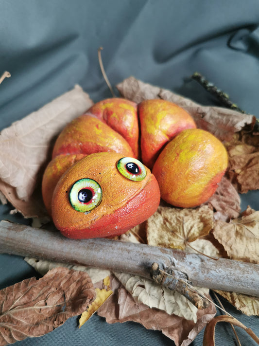 Betonwurm orange