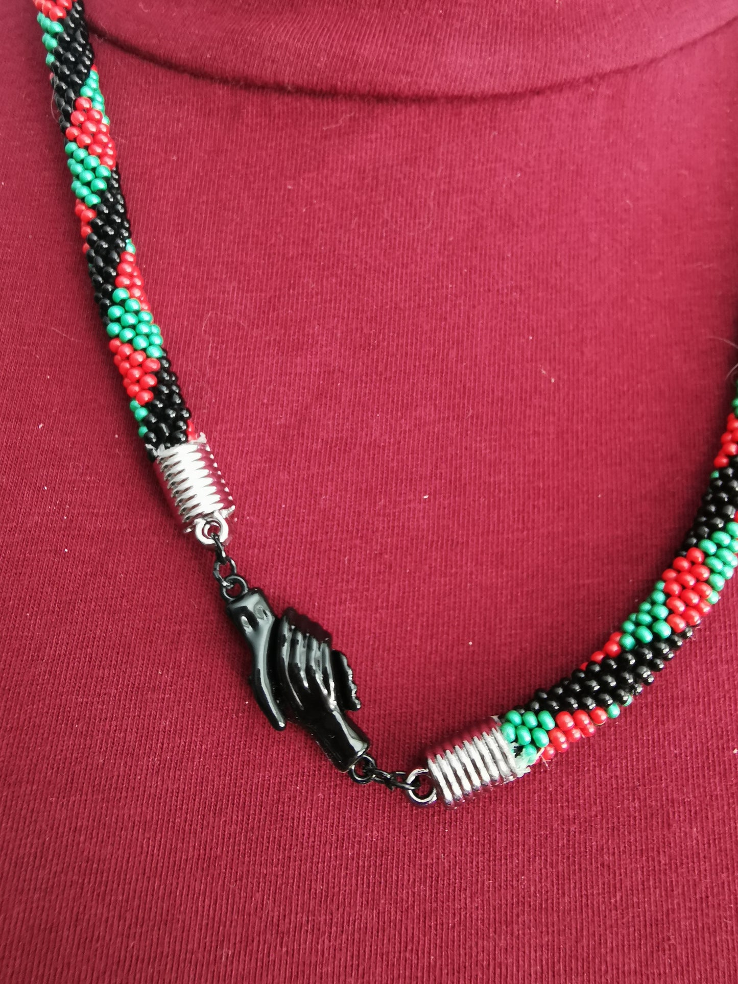 Perlenhäkelkette  Modell 78