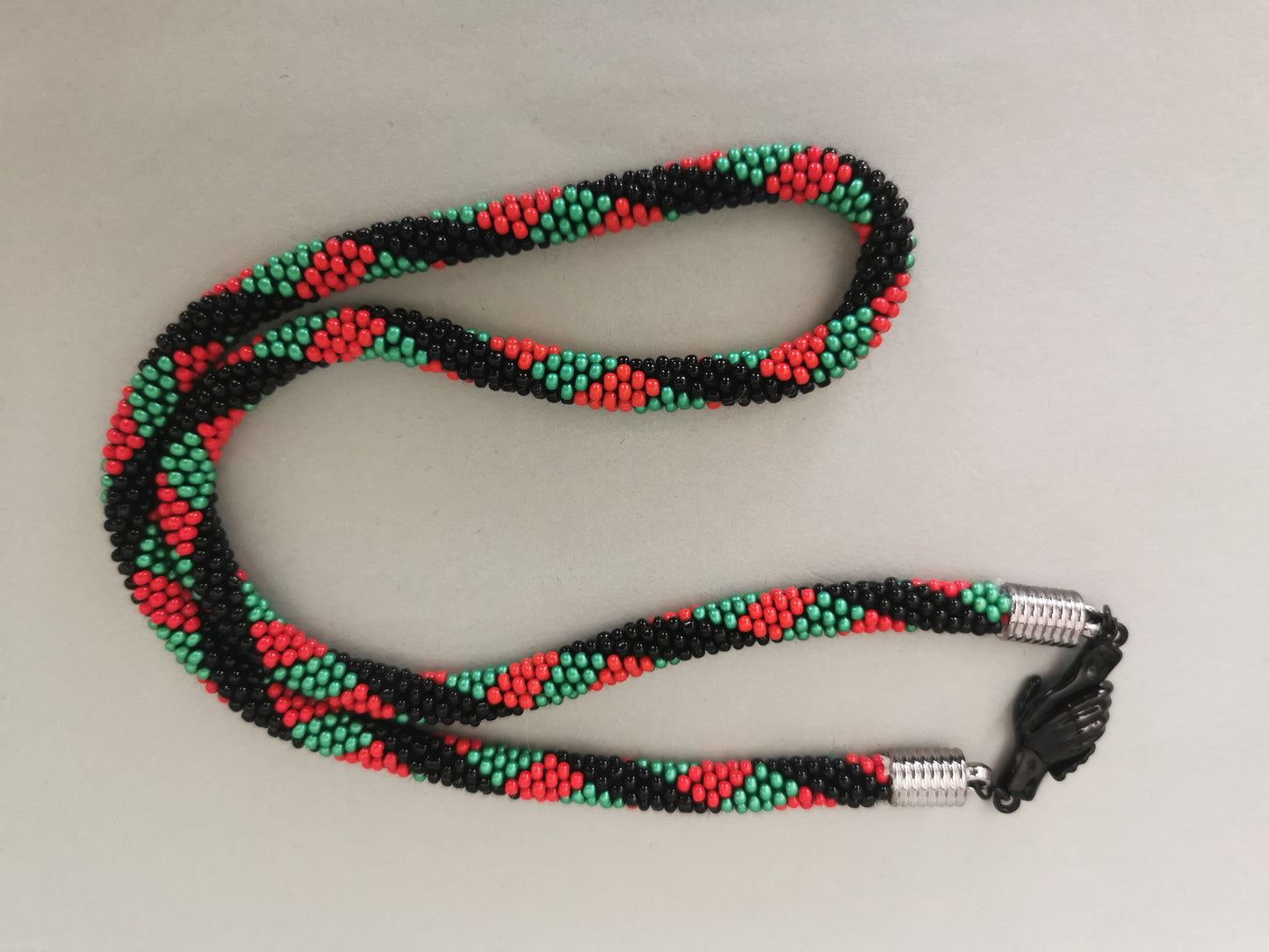 Perlenhäkelkette  Modell 78