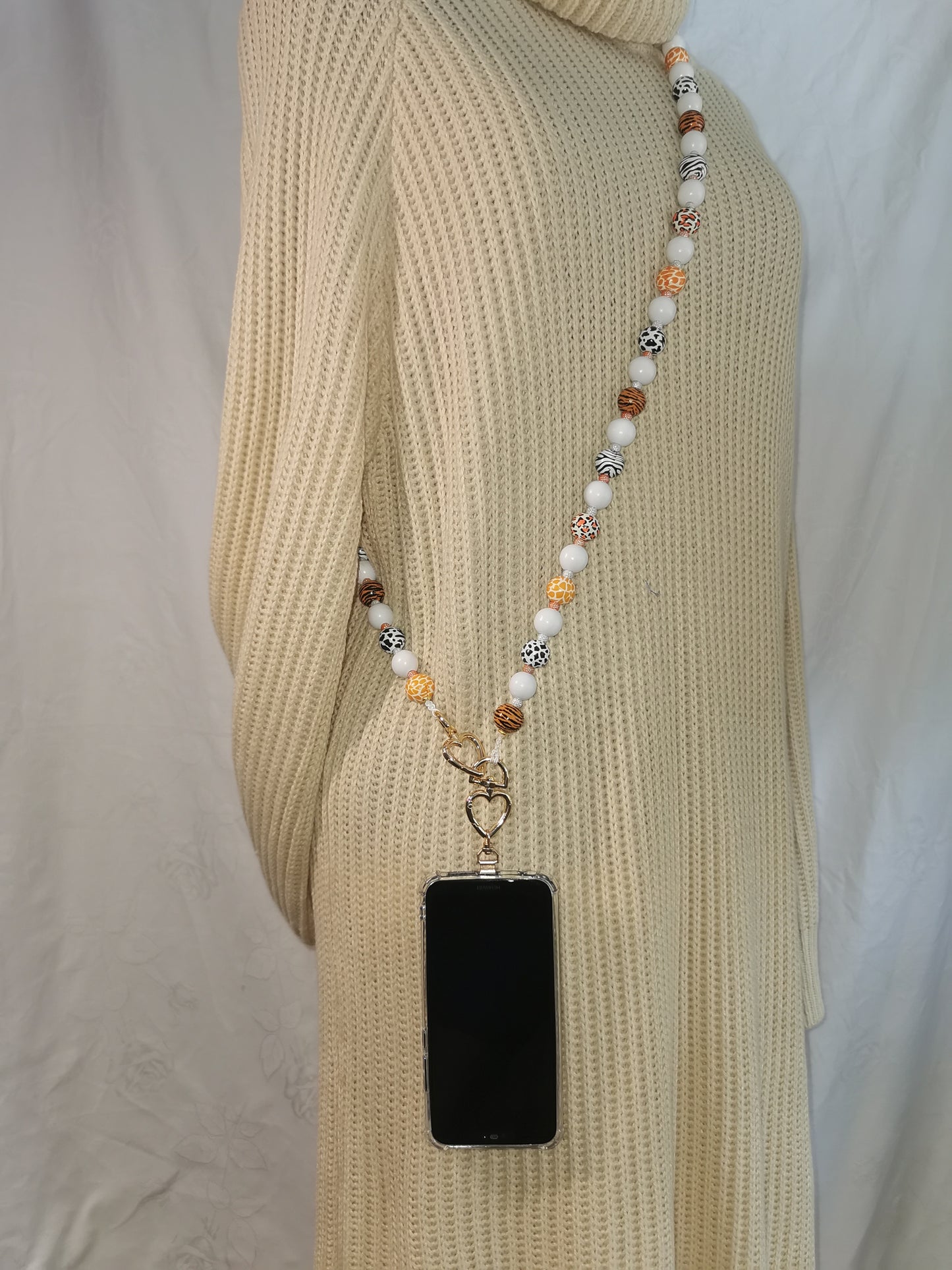Handyperlenkette African Style