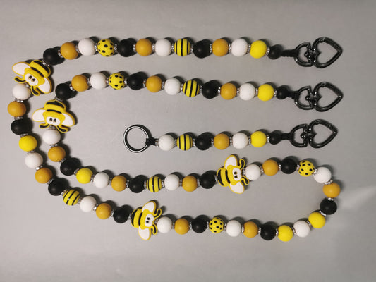 Handyperlenkette Biene